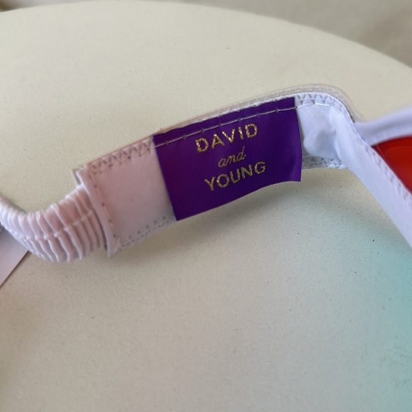 David and Young Red White and Blue Visor - Picture 2 of 4